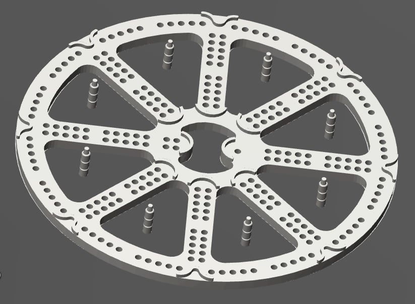 Alternative Cribbage Board