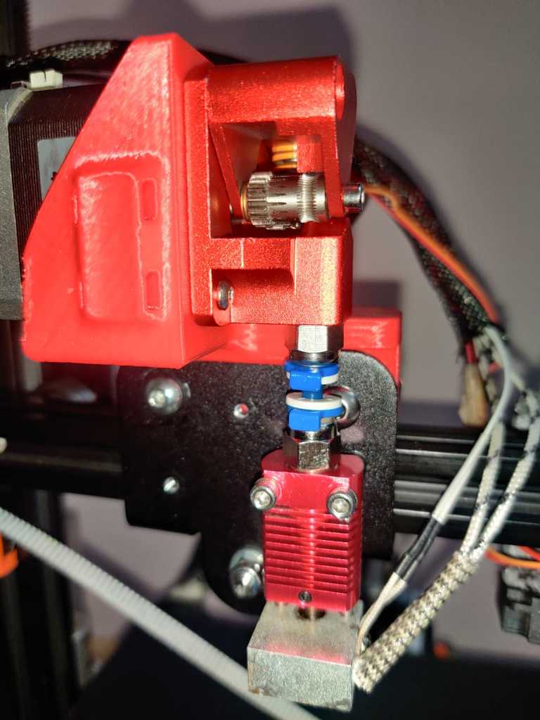 CR-10 / Ender 3 Direct Drivinator - Dual Gear Extruder with 2.3 mm shift