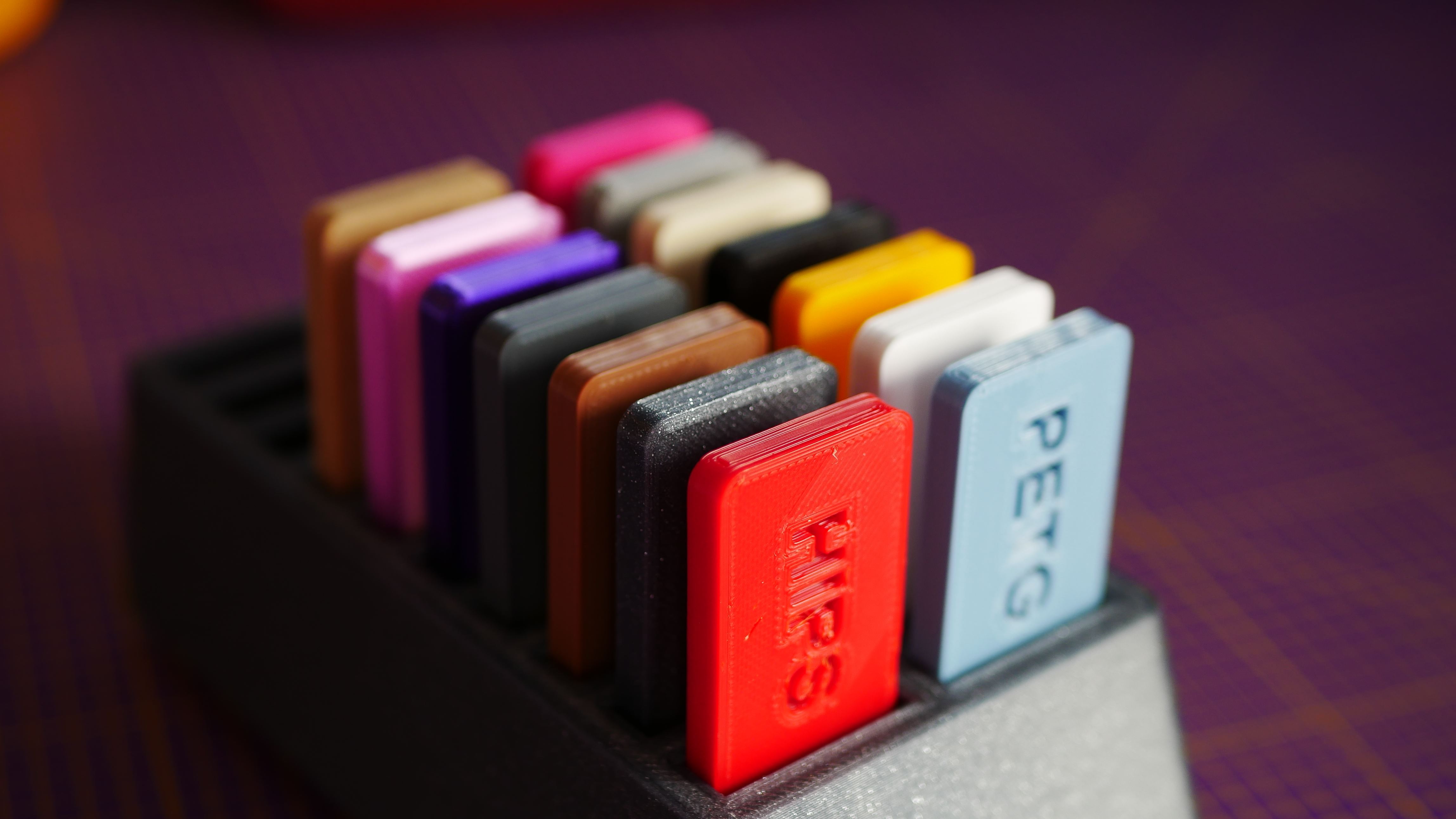 Filament Samples and Organizers.