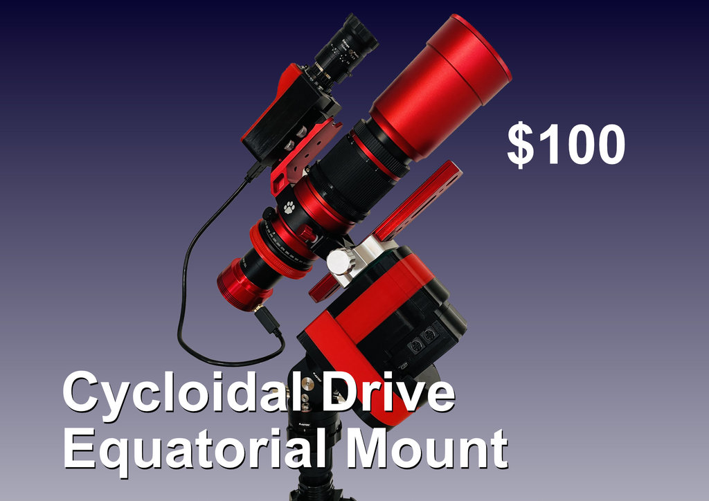 Cycloidal Drive Equatorial Mount