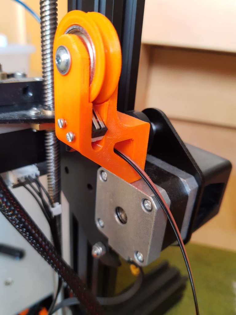 Filament Roller Guide ender - with filament sensor (include .step)