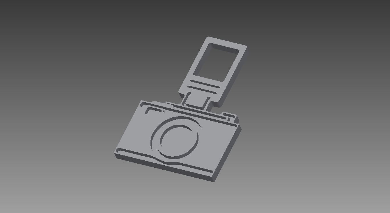 Retro Camera Keychain