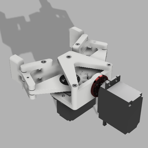 Servo gripper for cube solving robot