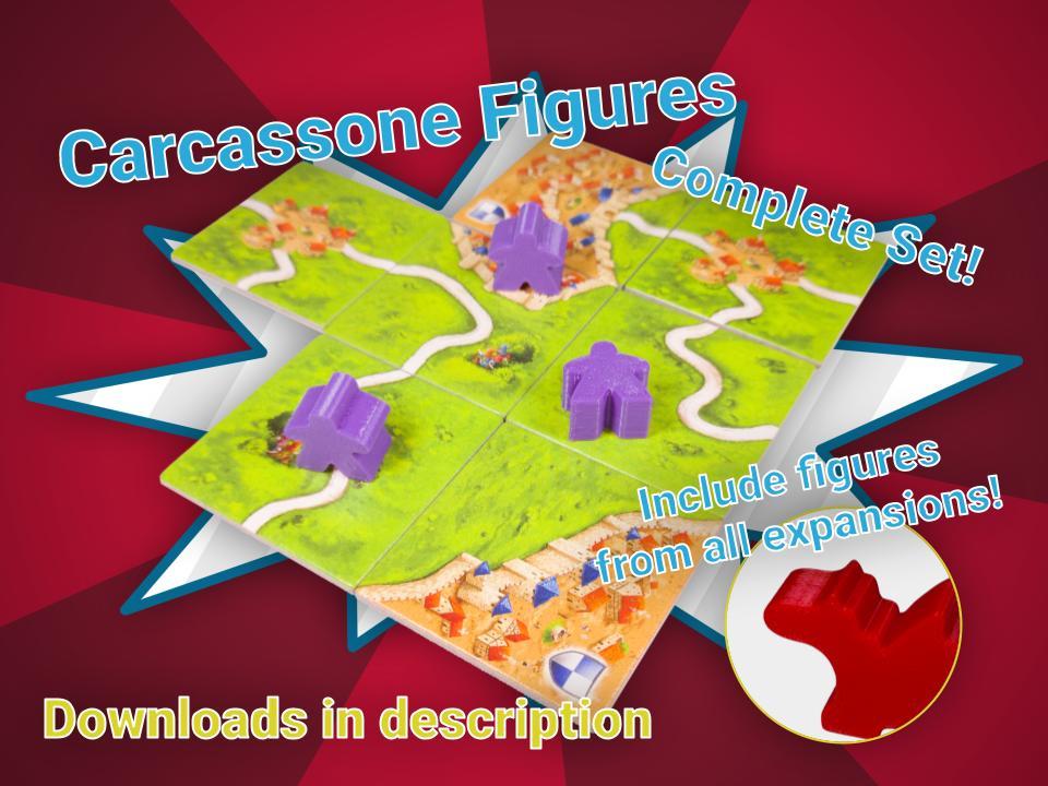 Carcassonne Figures - Complete Set!