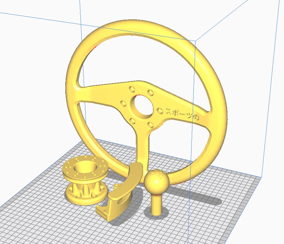 Logitech G25 G27 Steering wheel mod pack