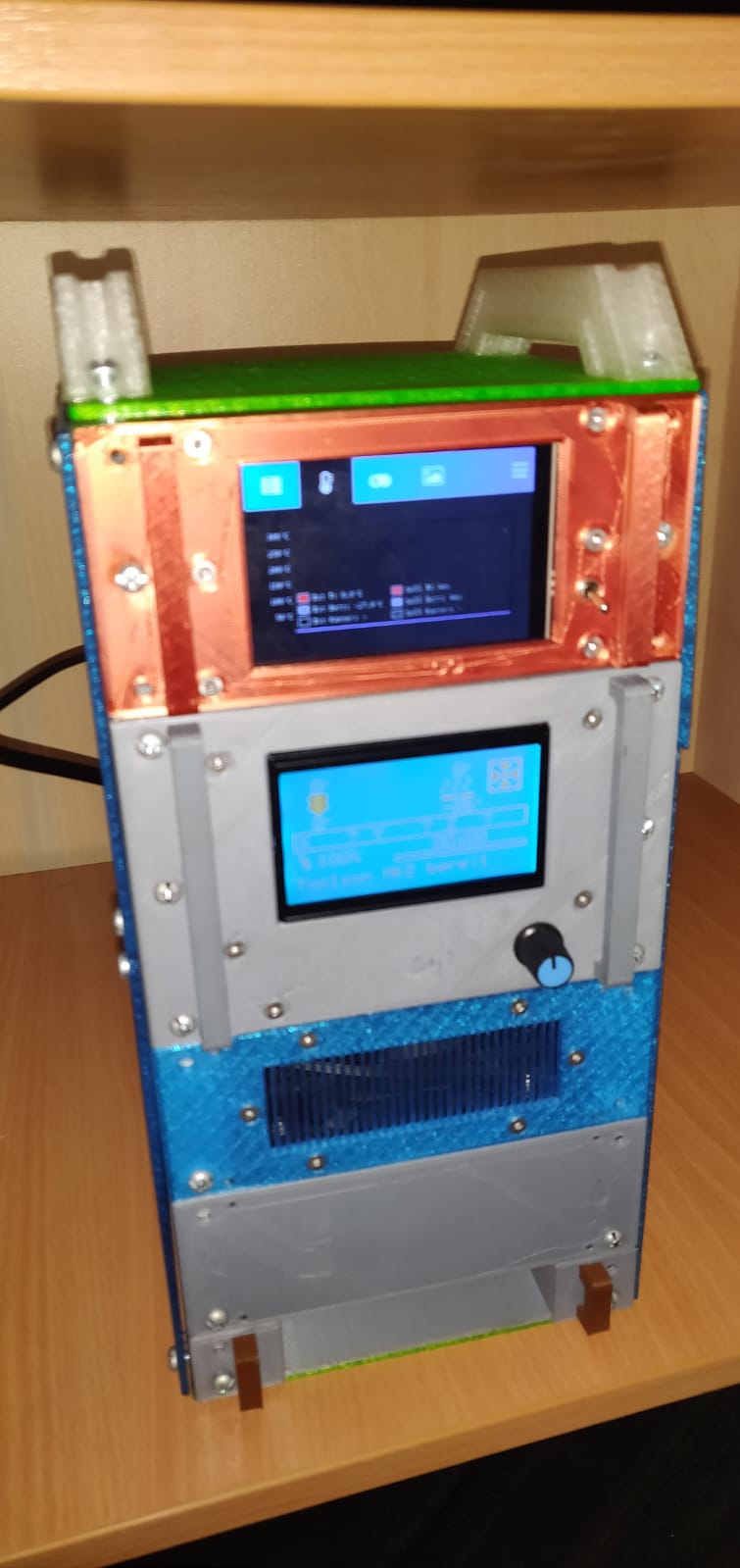 Modified 6" Rack Enclosure, PSU 24V Power, Cooling for PSU, RJ45 Ethernet for Ramps