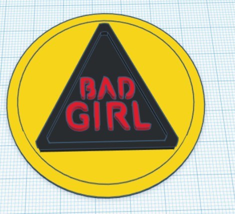 Bad Girl Modular Logo Insert