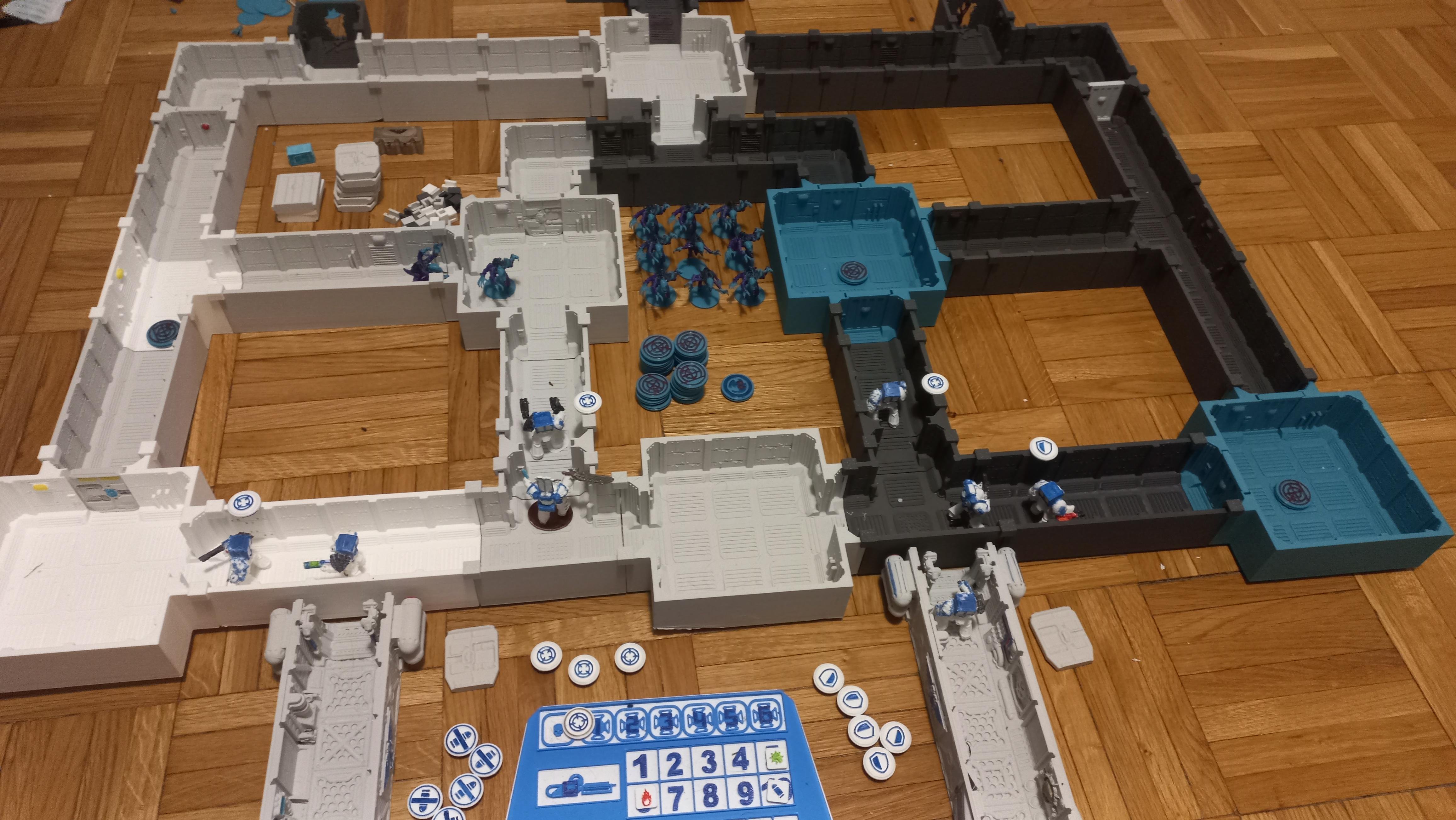 Space Hulk corridor and map modules