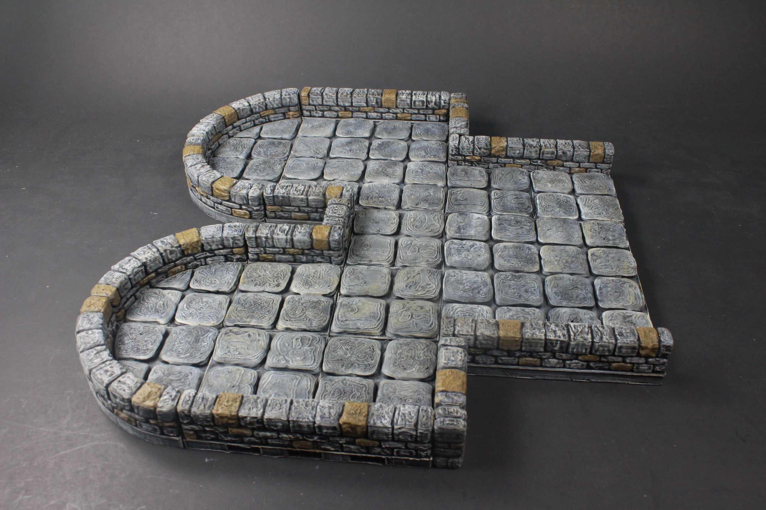 OpenForge 2.0 Dungeon Stone Separate Wall Low Primary Walls