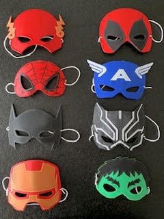 Kids super heros mask