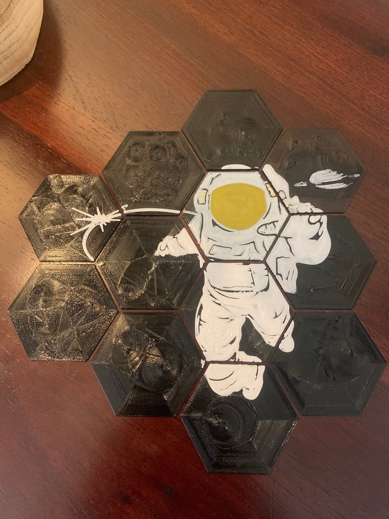 Astronaut Hex Tiles
