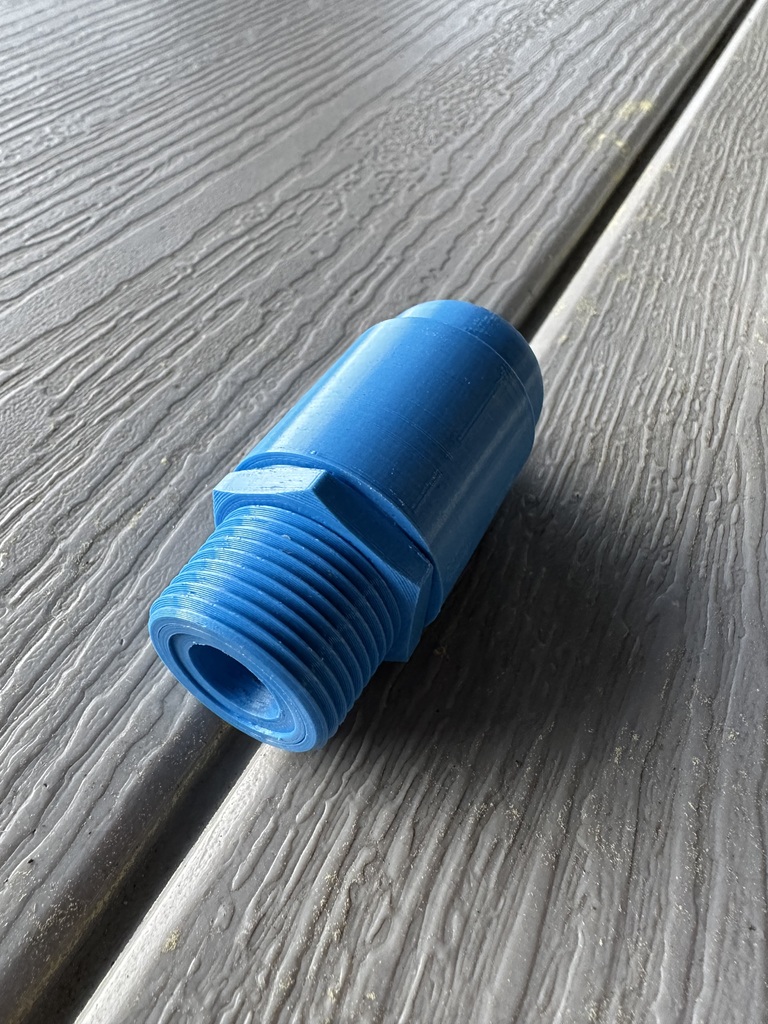 Rain Barrel tube adapter