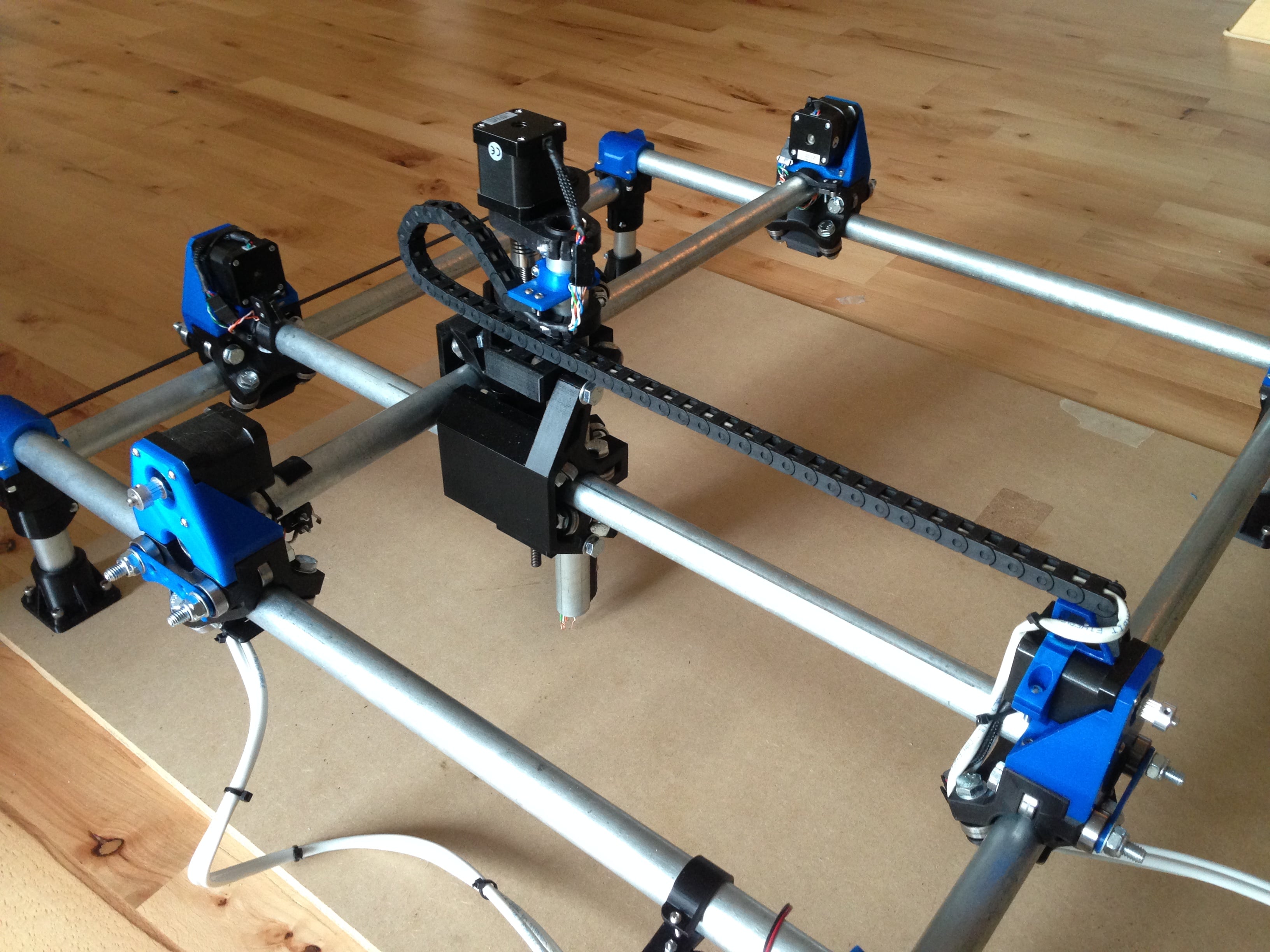 Conduit and Motor Mount for Drag-Chain for MPCNC Z axis