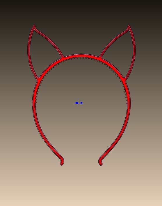 Cat ears diadem