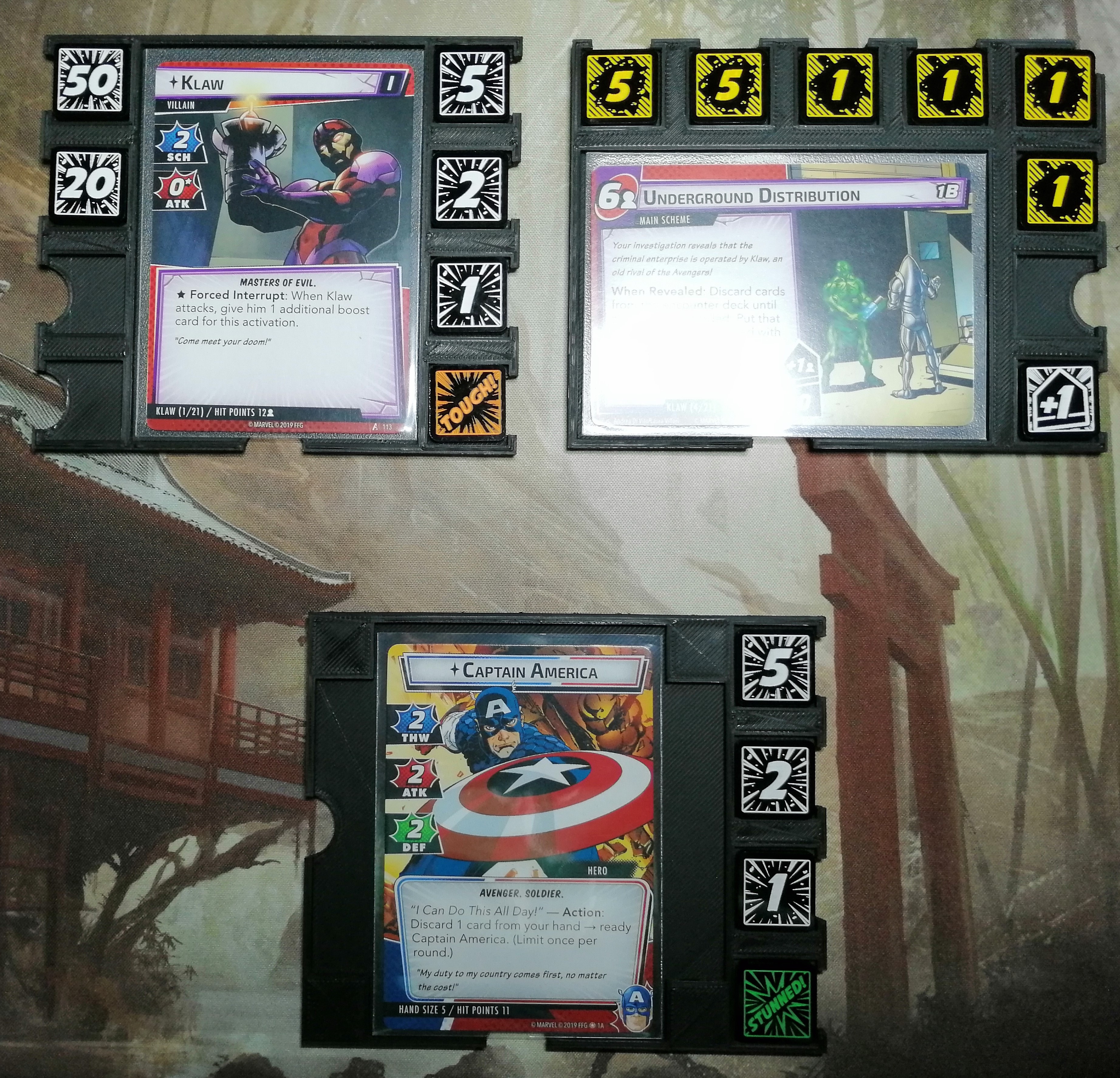 Token Trays for Marvel Champions