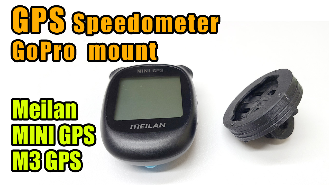 meilan mini gps speedometer gopro mount