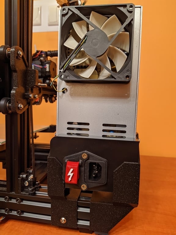 Ender 3 Pro PSU power supply mount Meanwell 