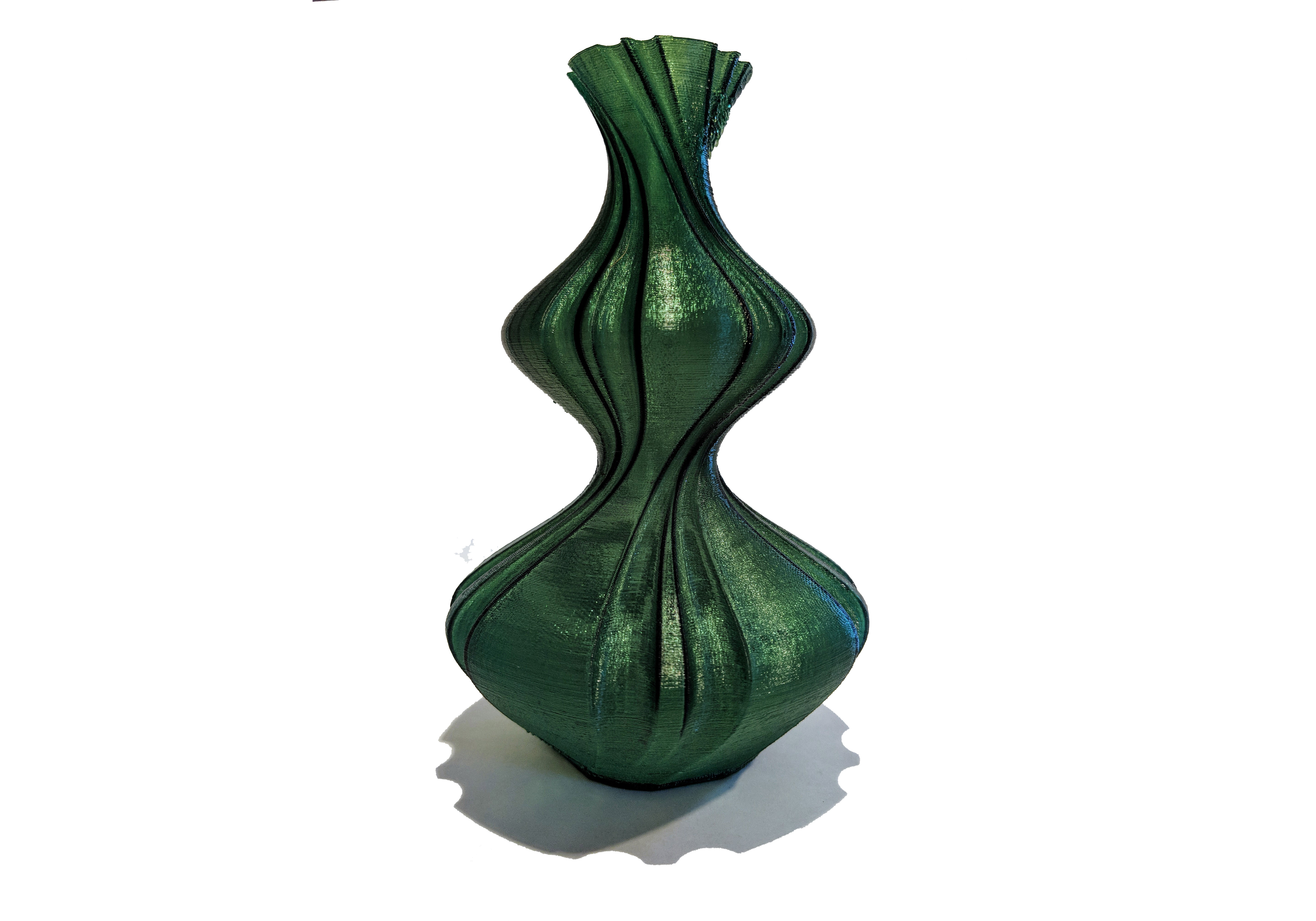 Fluted Genie Vase