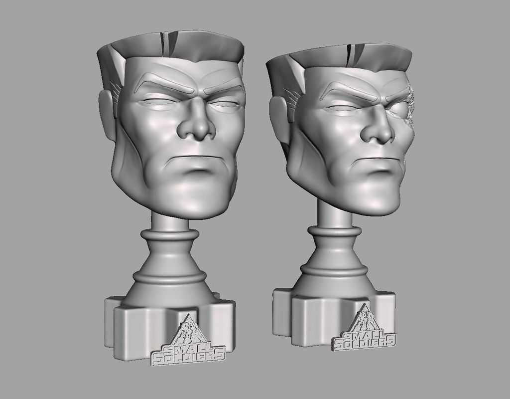 Small Soldiers Extra Heads Stands