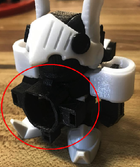 CF barrel adapter for Battle B-daman MK3
