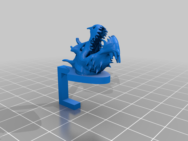 Green Dragon Head Mount