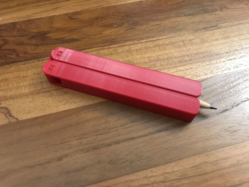 print in place pencil balisong (butterfly knife)