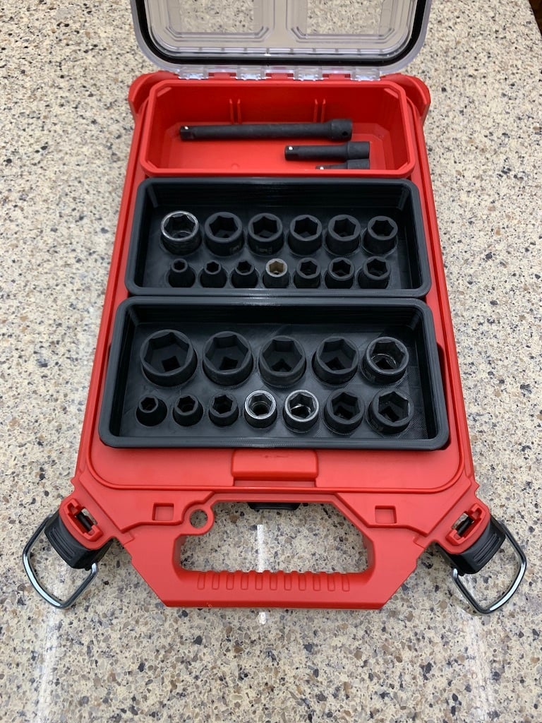 Slim Compact Packout Socket Tray