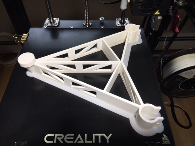 Ender 5 Pro Bed Support 3rd Fulcrum