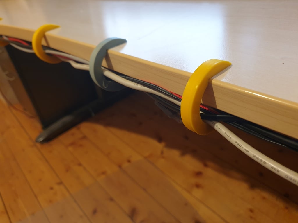 Wire Desk Clips | Simple Cord and Cable Management