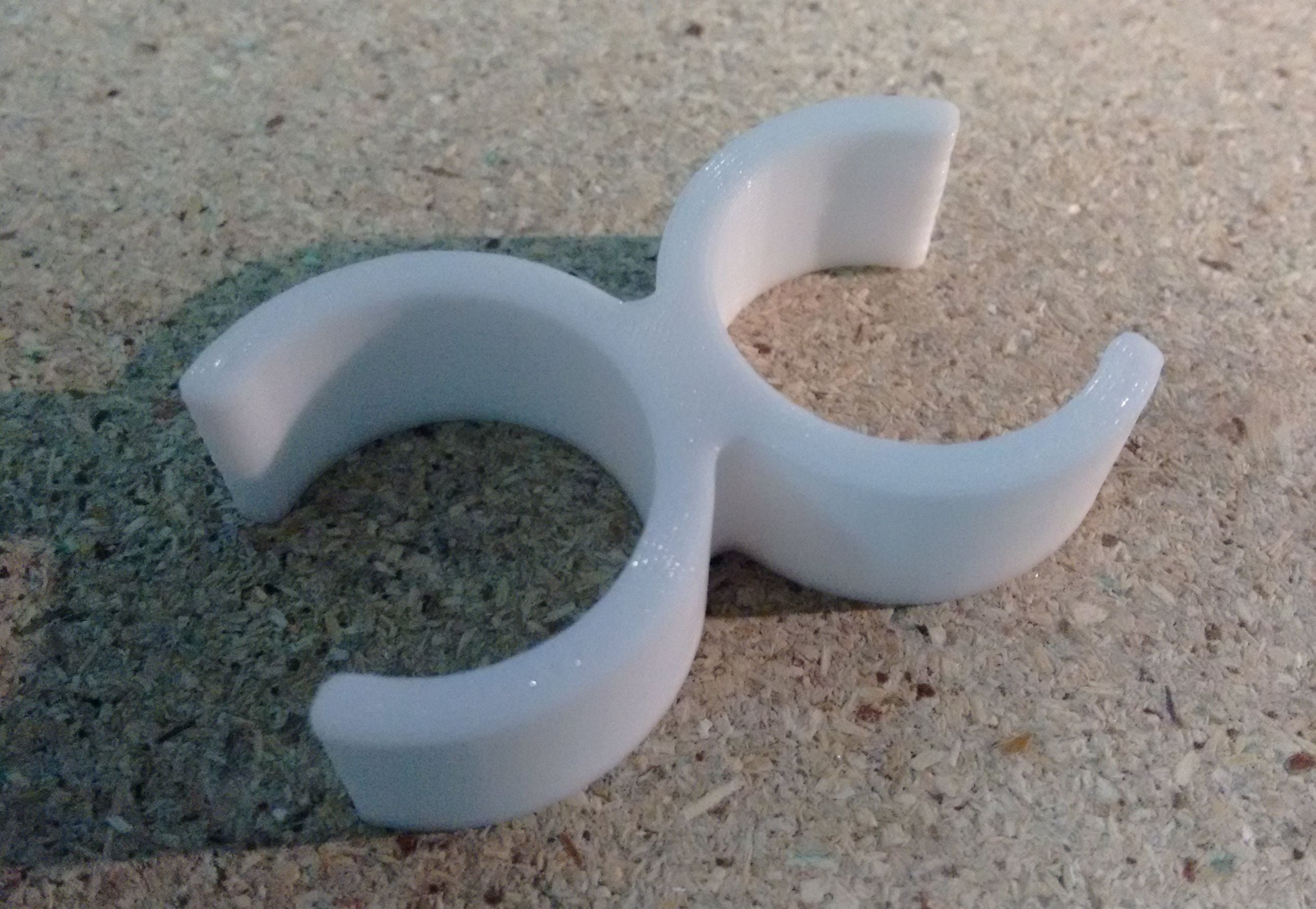 25mm clip set for PVC pipe / Halter für 25mm PVC Panzerrohr