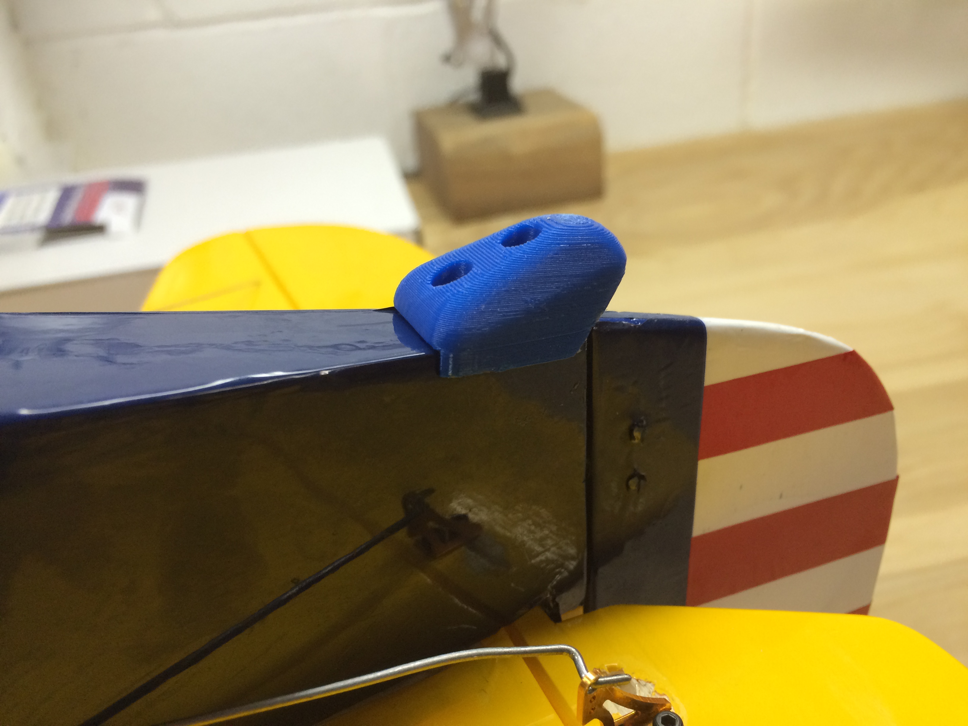 Simple Piper Cub tail skid