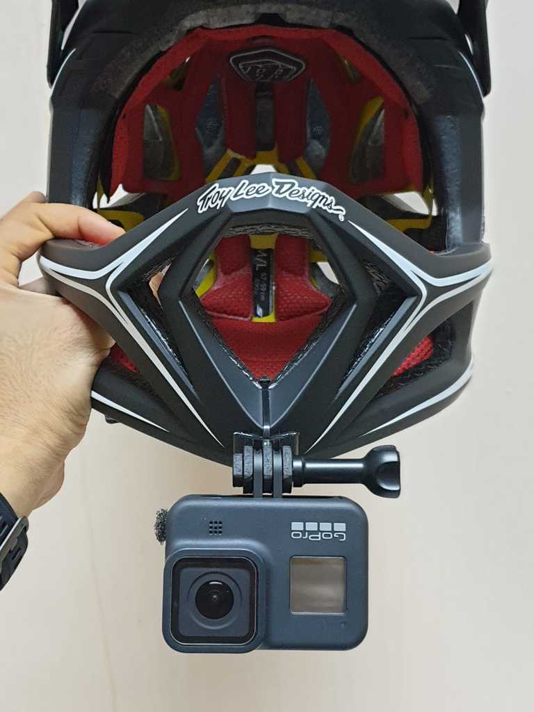 Troy Lee Designs Stage MTB Helmet Camera Chin Mount for GoPro — Chin Mounts