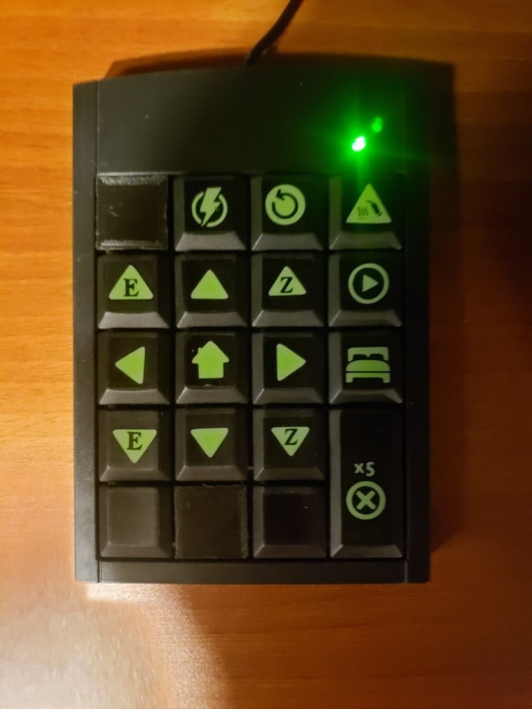 Octoprint USB Keyboard Plugin - Numpad Setup