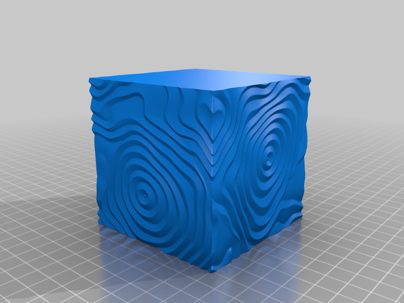 Ripple Vases (Cube) - Vase Mode