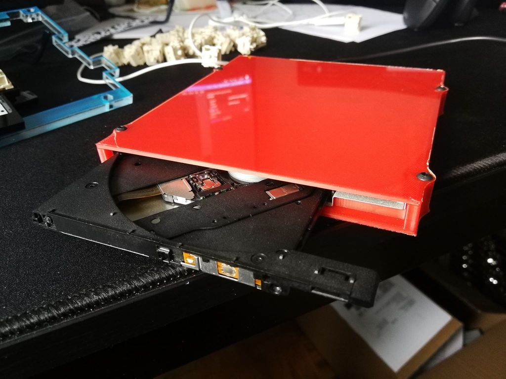 Laptop DVD drive external case