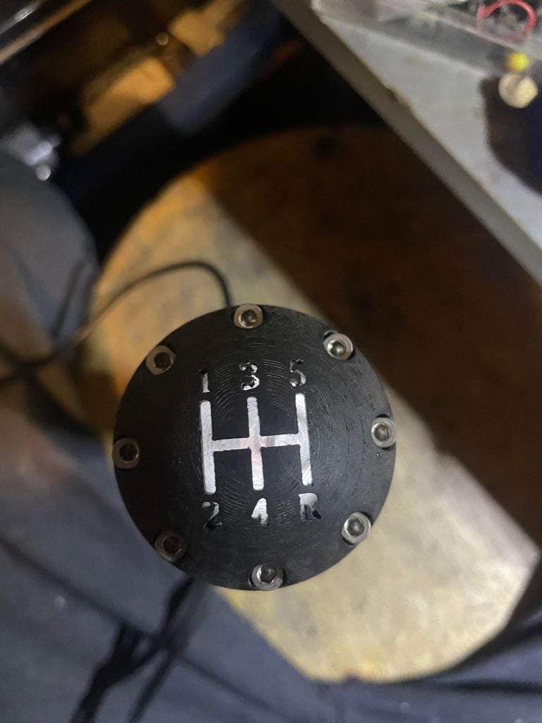 2 piece weighted 2009 mustang gt shifter knob (poorly attempted replica)