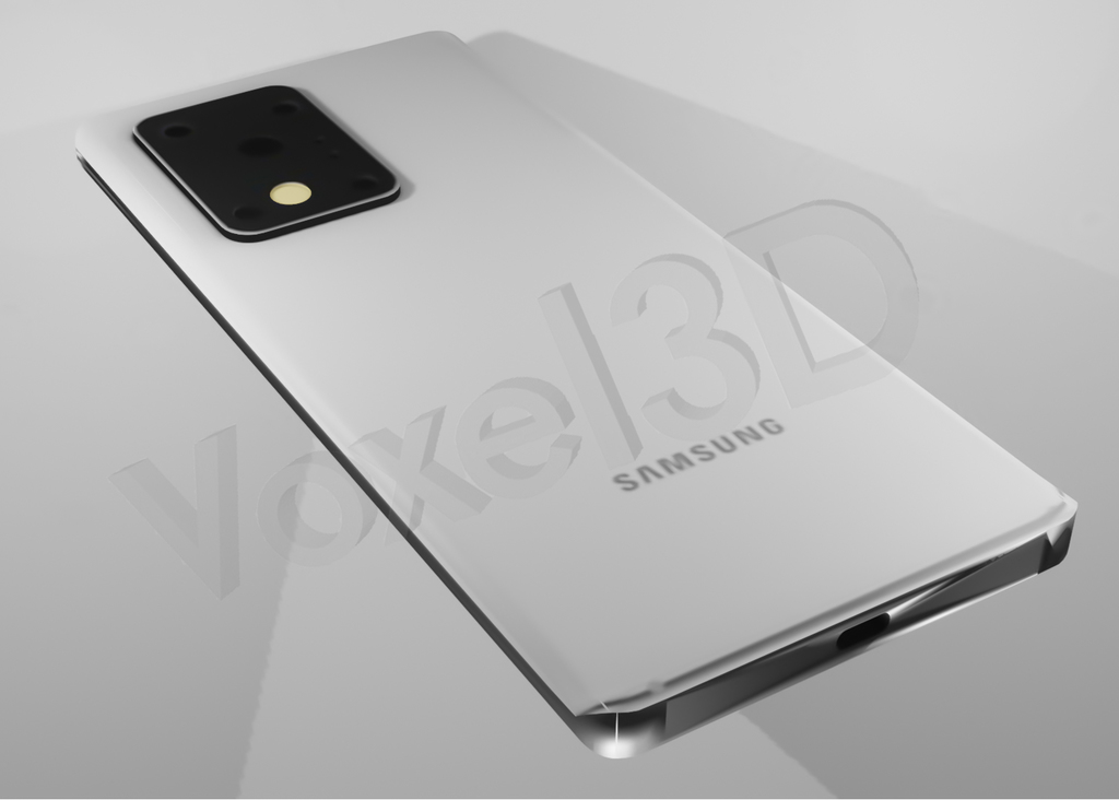 3D model of Rumored Samsung galaxy S20 Ultra