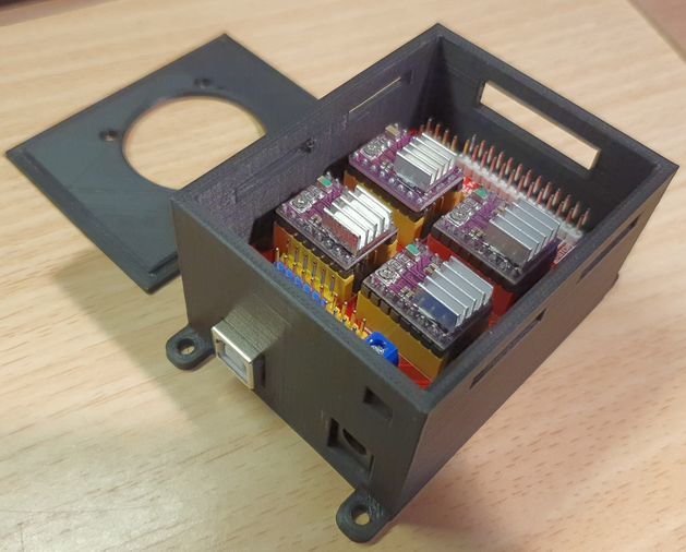 Arduino GRBL Box / CNC shield with Fan