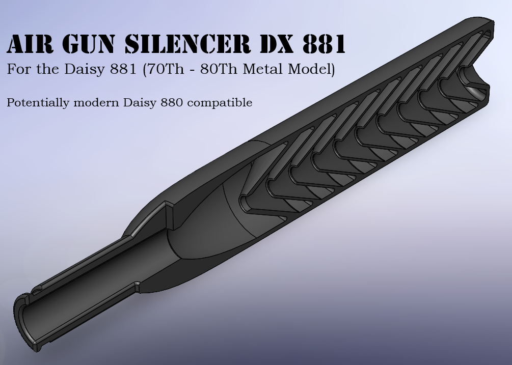 Air Gun Silencer DX 881