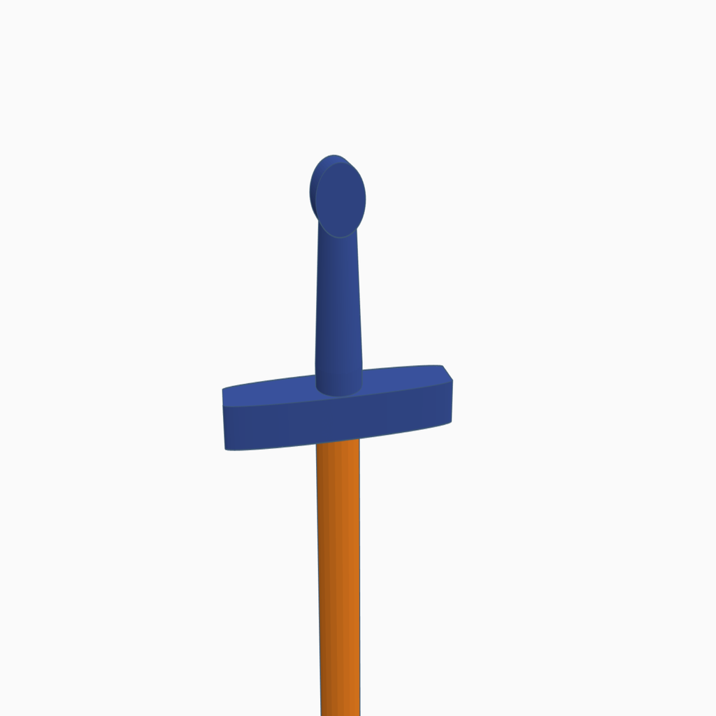 Simple Sword Pencil Topper