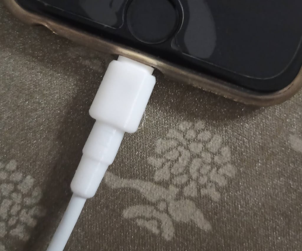 iPhone Lightning cable saver