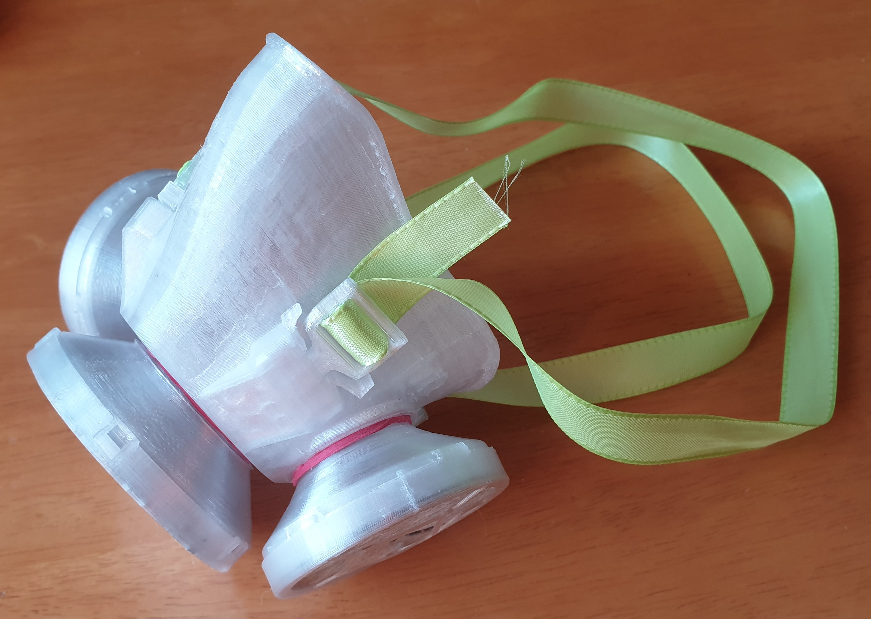 Respirator with check-valves