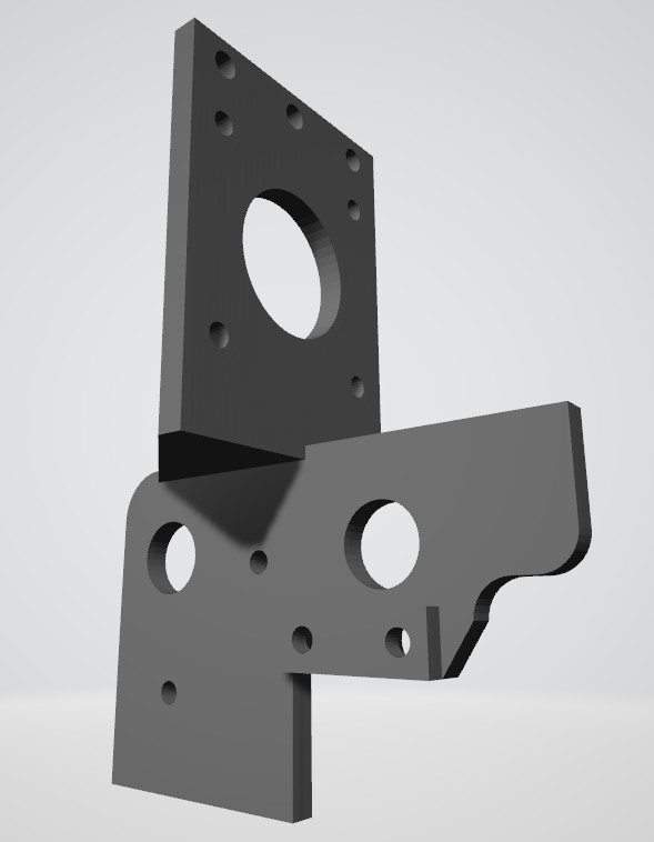 Tevo Tornado Direct Driver Extruder Mounting Plate