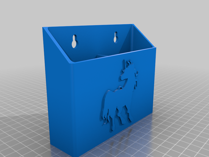 Universal Remote Control Holder - with Unicorn!