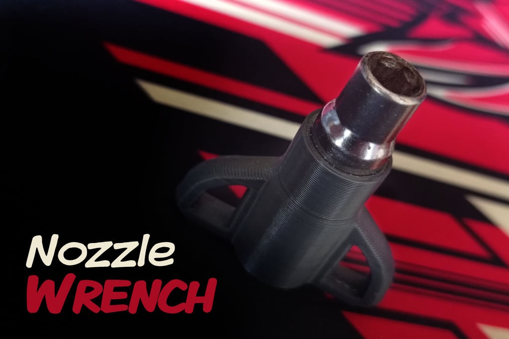 Nozzle Wrench for 3d printers - Supportless