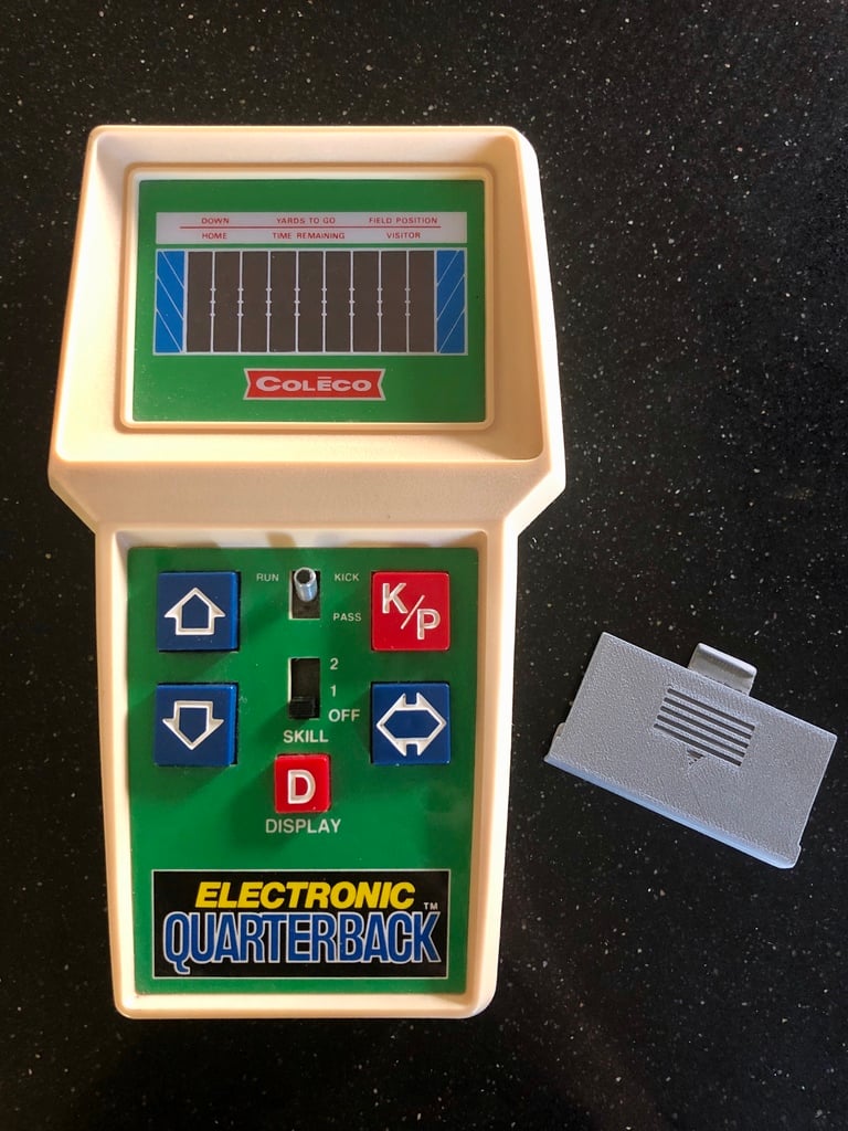 Coleco Electronic Quarterback Battery Cover