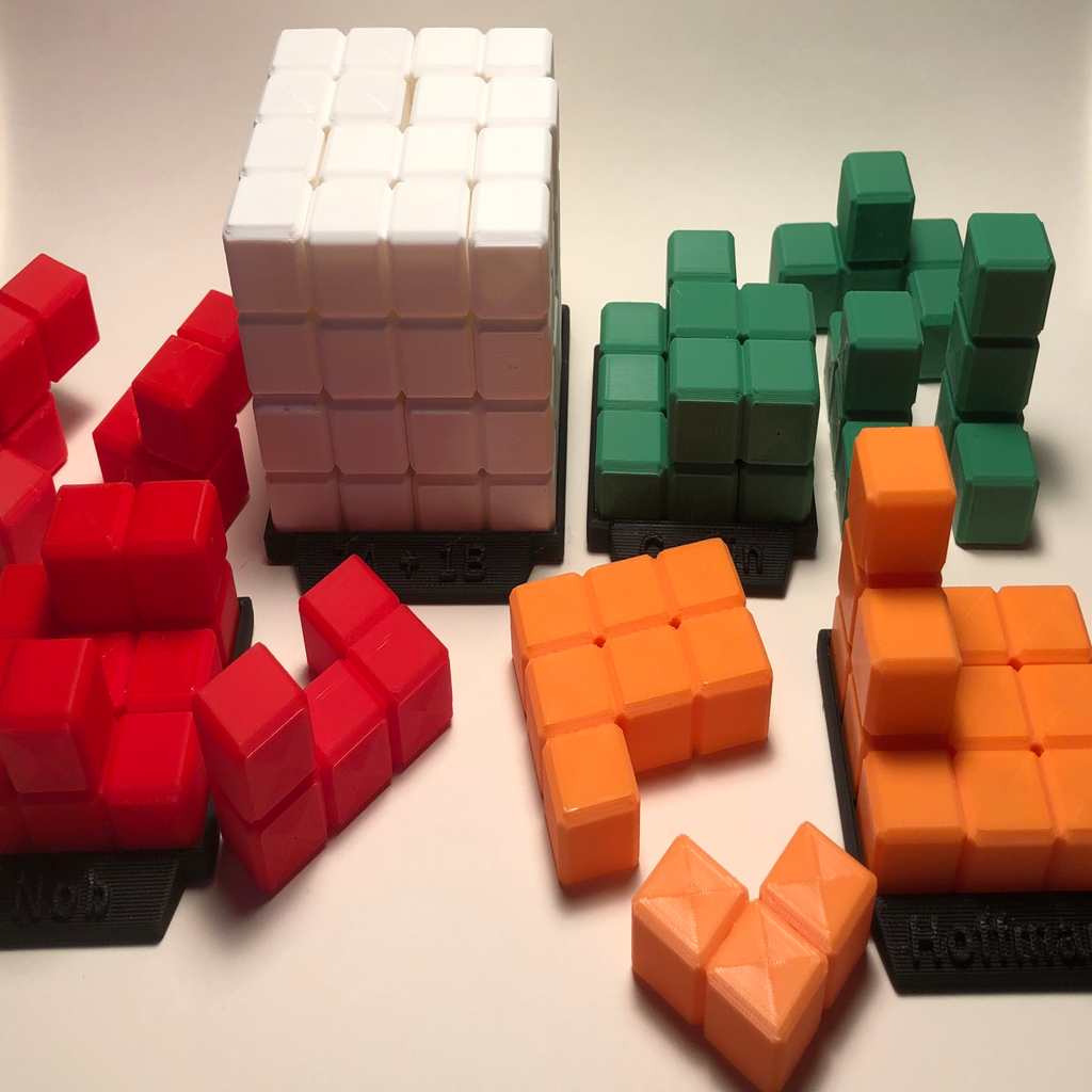 Puzzle Cubes with Bases