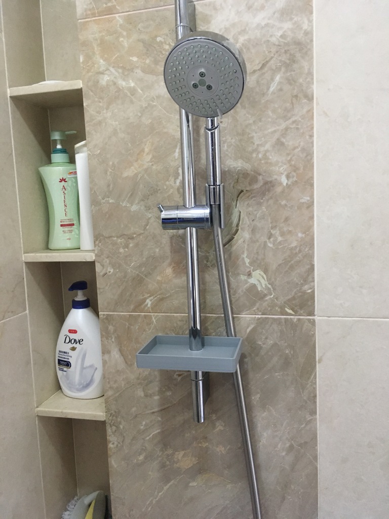 Shower Rail Soap Tray