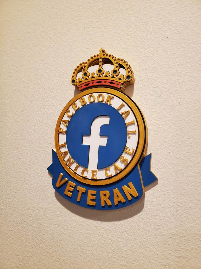 Facebook Jail Hardcore Veteran Plaque