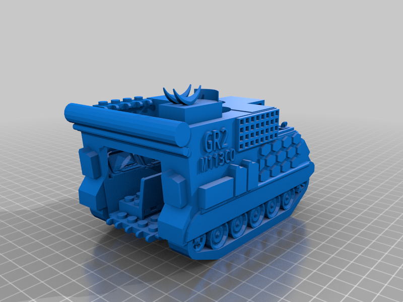 LEGO ARMY M113 COMMAND TANK(COMPATIBLE)